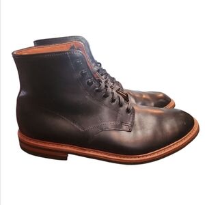 Allen Edmonds "HIGGINS MILL" WEATHERPROOF Boots 13 D Black With Dainite Soles